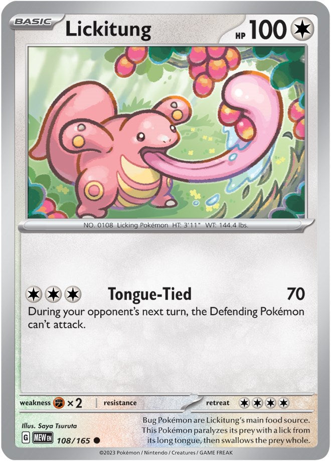 Lickitung (108/165) [Scarlet & Violet 151] | Odin's Place