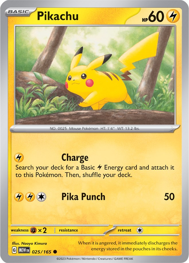 Pikachu (025/165) [Scarlet & Violet 151] | Odin's Place