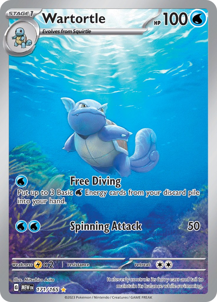 Wartortle (171/165) [Scarlet & Violet 151] | Odin's Place