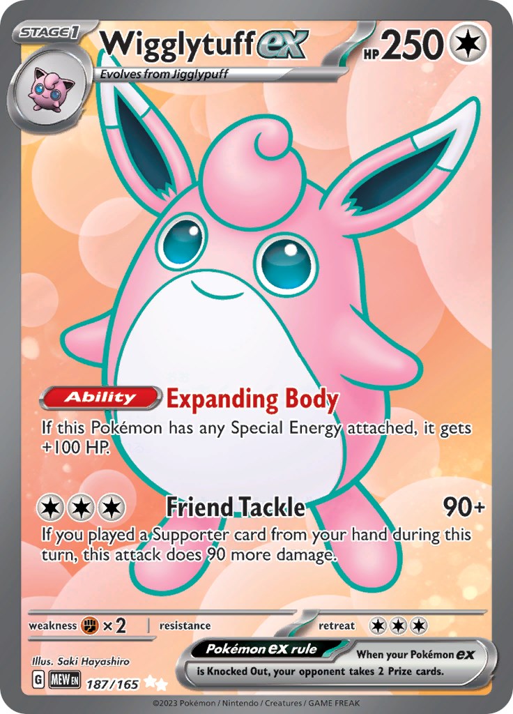 Wigglytuff ex (187/165) [Scarlet & Violet 151] | Odin's Place