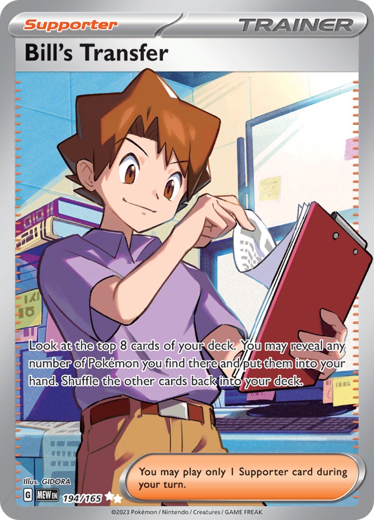 Bill's Transfer (194/165) [Scarlet & Violet 151] | Odin's Place