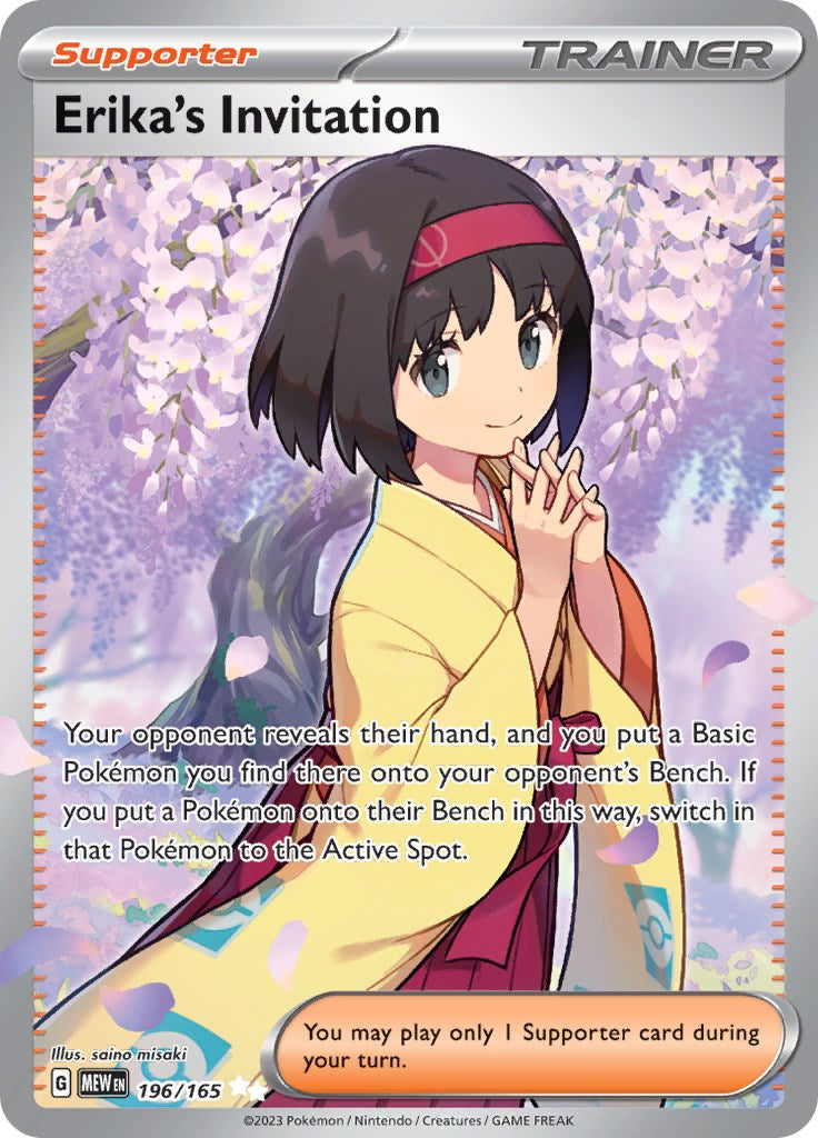 Erika's Invitation (196/165) [Scarlet & Violet 151] | Odin's Place