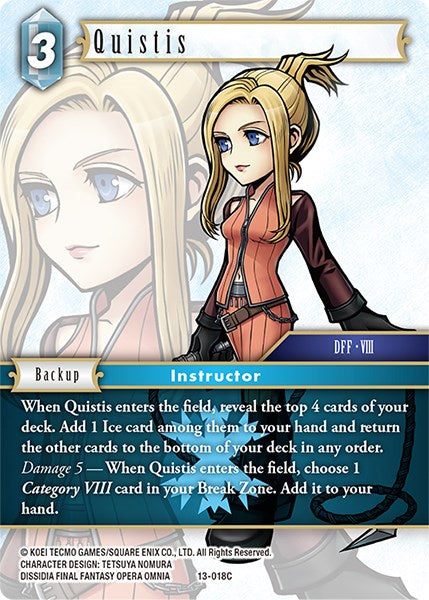 Quistis [Opus XIII: Crystal Radiance] | Odin's Place