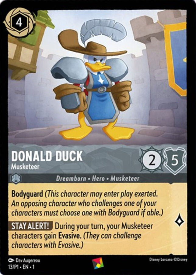 Donald Duck - Musketeer (13/P1) [Promo Cards] | Odin's Place