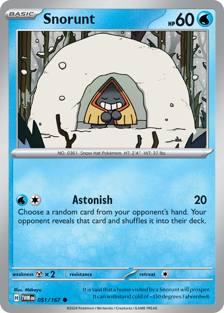 Snorunt (051/167) [Scarlet & Violet: Twilight Masquerade] | Odin's Place