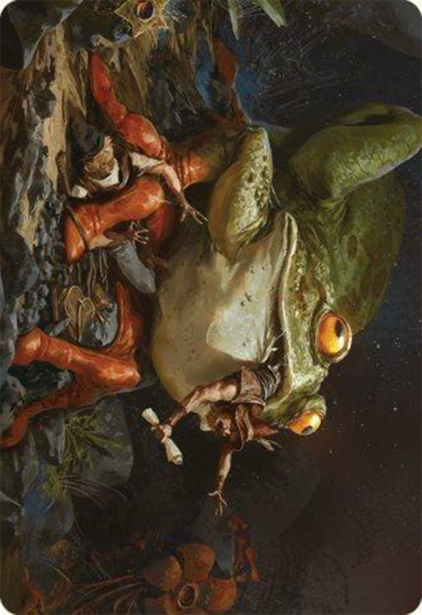 Rampant Frogantua Art Card [Modern Horizons 3 Art Series] | Odin's Place