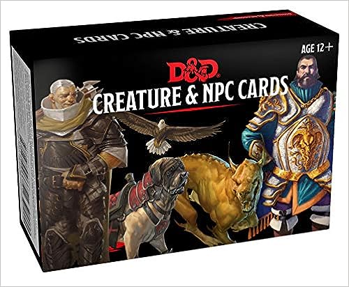 Dungeons and Dragons Spellbook Cards: Creatures & NPCs Deck | Odin's Place