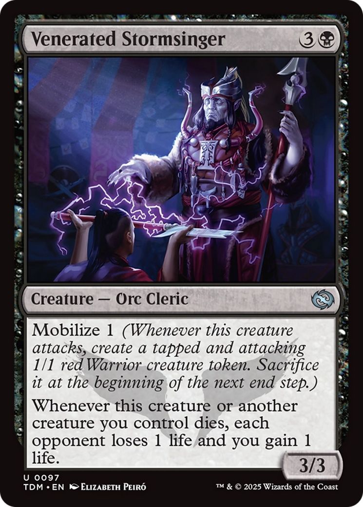 Venerated Stormsinger [Tarkir: Dragonstorm] | Odin's Place