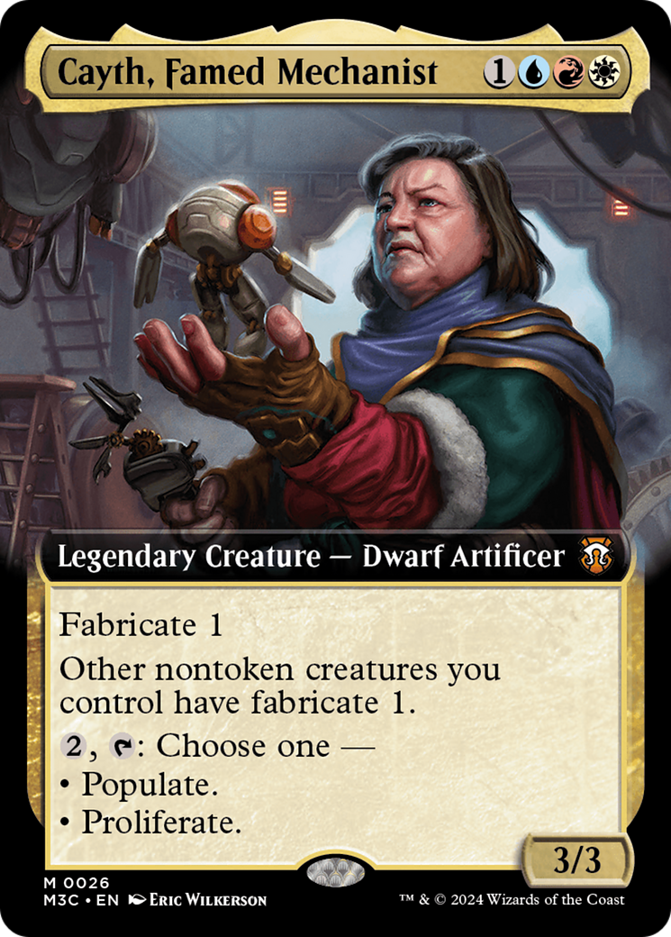 Cayth, Famed Mechanist (Extended Art) [Modern Horizons 3 Commander] | Odin's Place