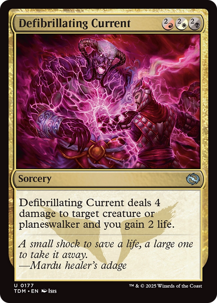 Defibrillating Current [Tarkir: Dragonstorm] | Odin's Place