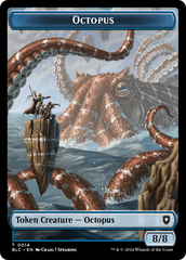 Octopus // Rabbit Double-Sided Token [Bloomburrow Commander Tokens] | Odin's Place
