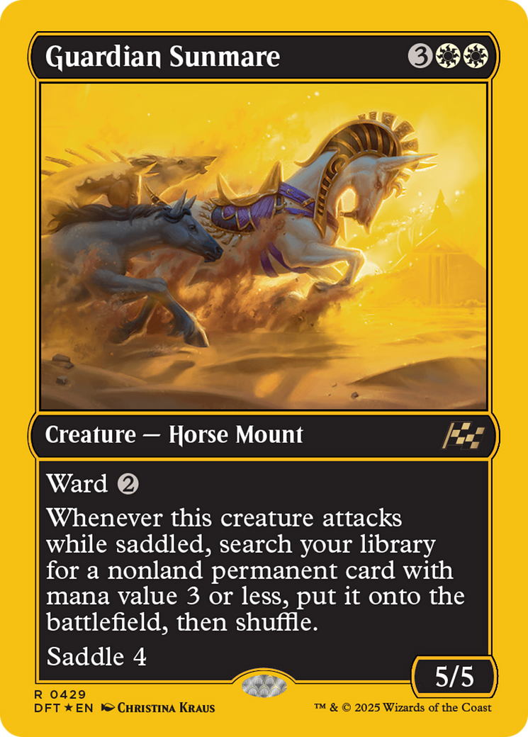 Guardian Sunmare (First-Place Foil) [Aetherdrift] | Odin's Place