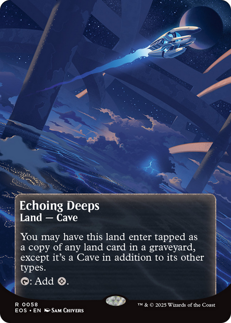Echoing Deeps (0058) (Borderless) [Edge of Eternities: Stellar Sights] | Odin's Place