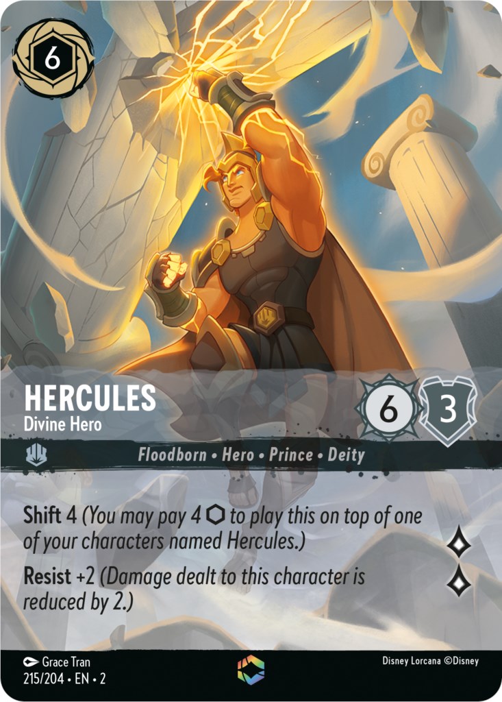 Hercules - Divine Hero (Enchanted) (215/204) [Rise of the Floodborn] | Odin's Place