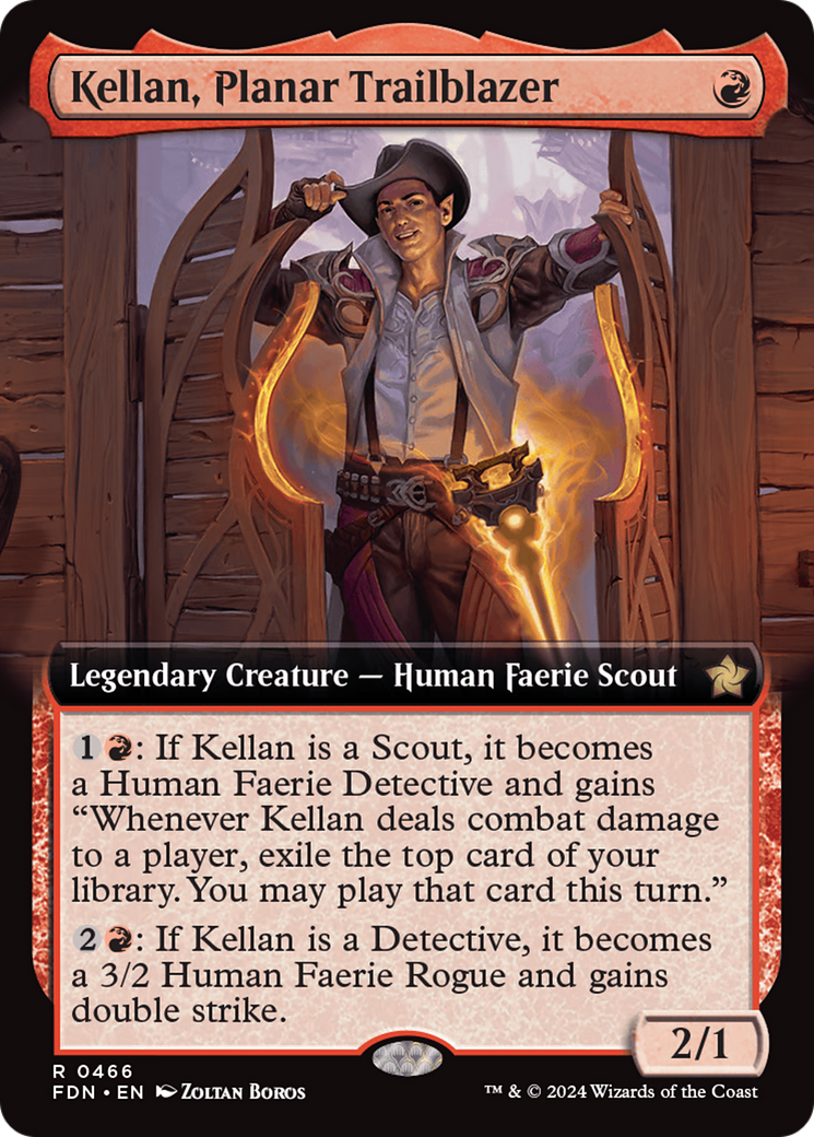 Kellan, Planar Trailblazer (Extended Art) [Foundations] | Odin's Place