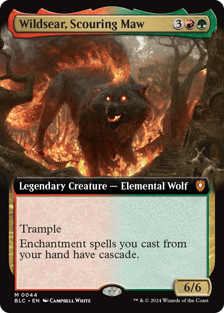 Wildsear, Scouring Maw (Extended Art) [Bloomburrow Commander] | Odin's Place