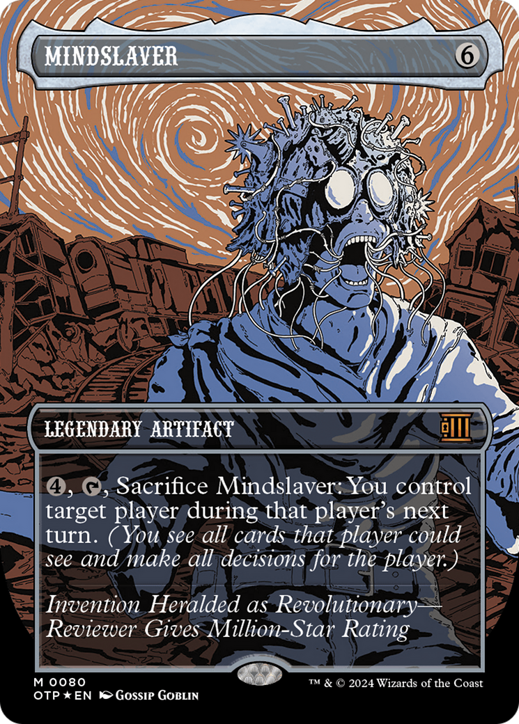 Mindslaver (Textured Foil) [Outlaws of Thunder Junction: Breaking News] | Odin's Place
