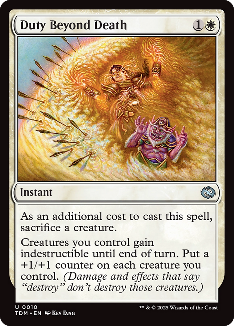 Duty Beyond Death [Tarkir: Dragonstorm] | Odin's Place