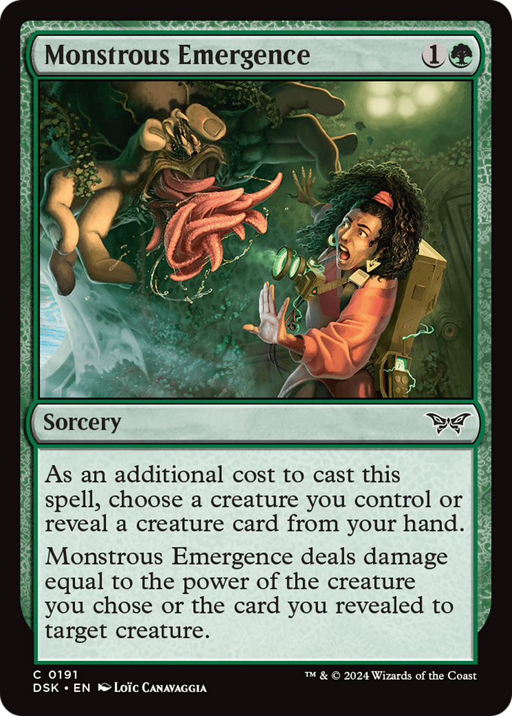 Monstrous Emergence [Duskmourn: House of Horror] | Odin's Place