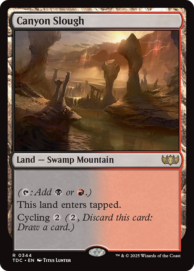 Canyon Slough [Tarkir: Dragonstorm Commander] | Odin's Place