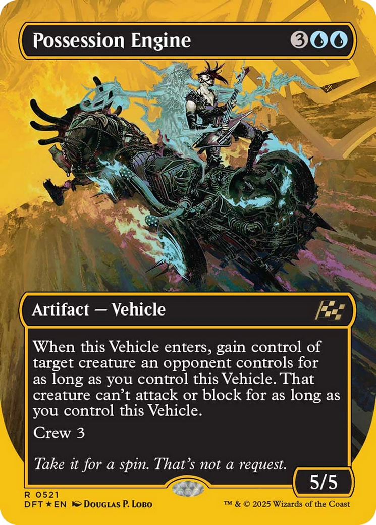 Possession Engine (Borderless) (First-Place Foil) [Aetherdrift] | Odin's Place