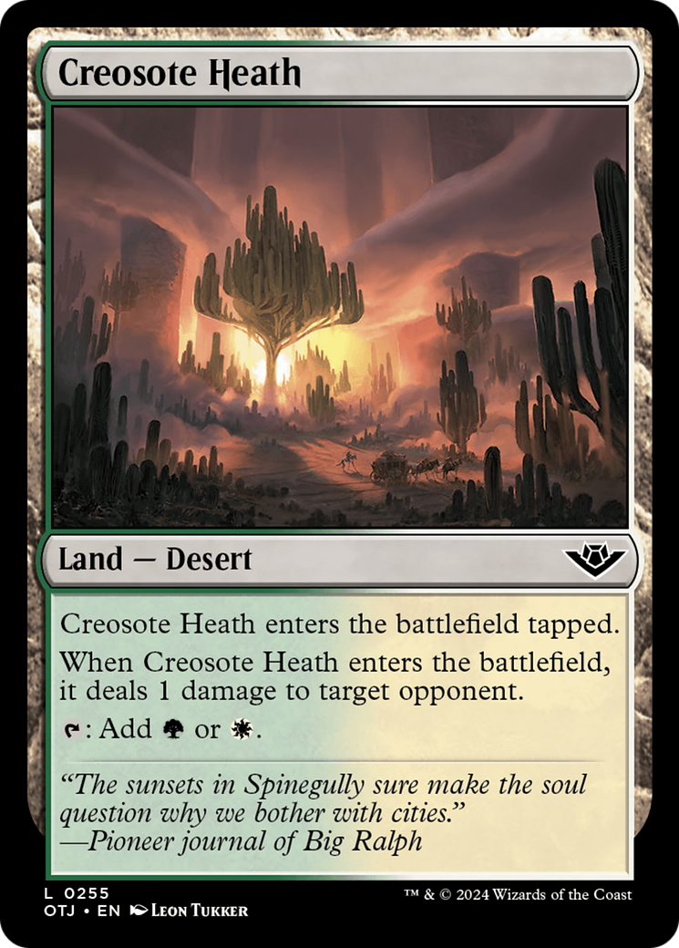 Creosote Heath [Outlaws of Thunder Junction] | Odin's Place