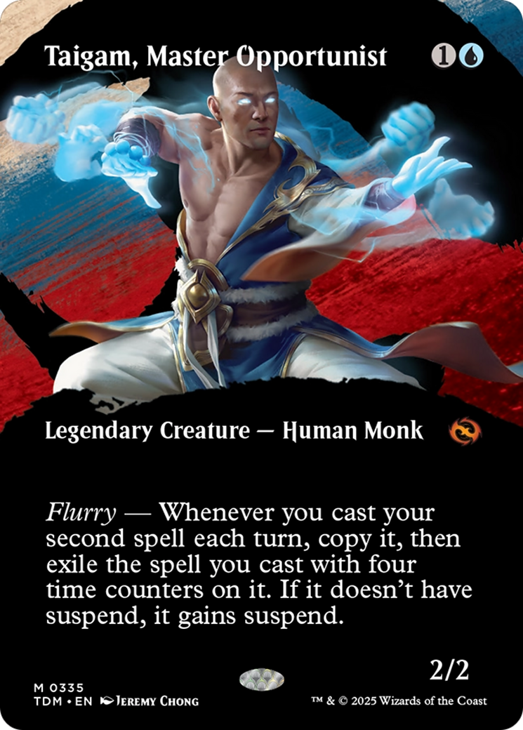 Taigam, Master Opportunist (Borderless) [Tarkir: Dragonstorm] | Odin's Place