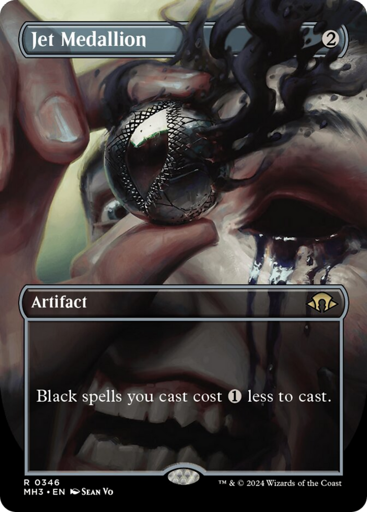 Jet Medallion (Borderless) [Modern Horizons 3] | Odin's Place