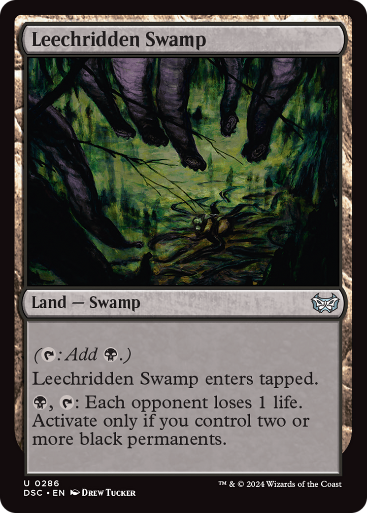 Leechridden Swamp [Duskmourn: House of Horror Commander] | Odin's Place