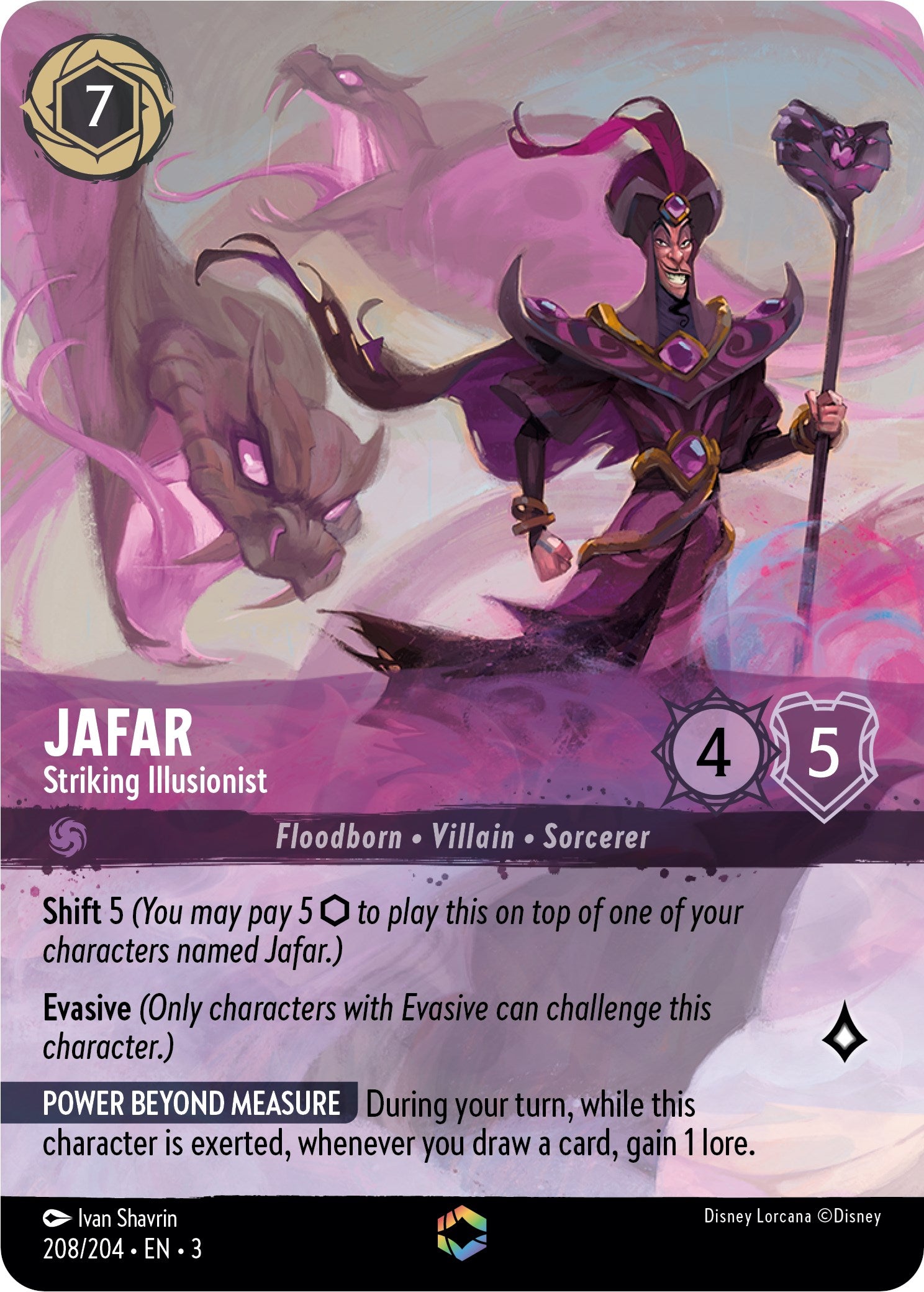 Jafar - Striking Illusionist (Enchanted) (208/204) [Into the Inklands] | Odin's Place
