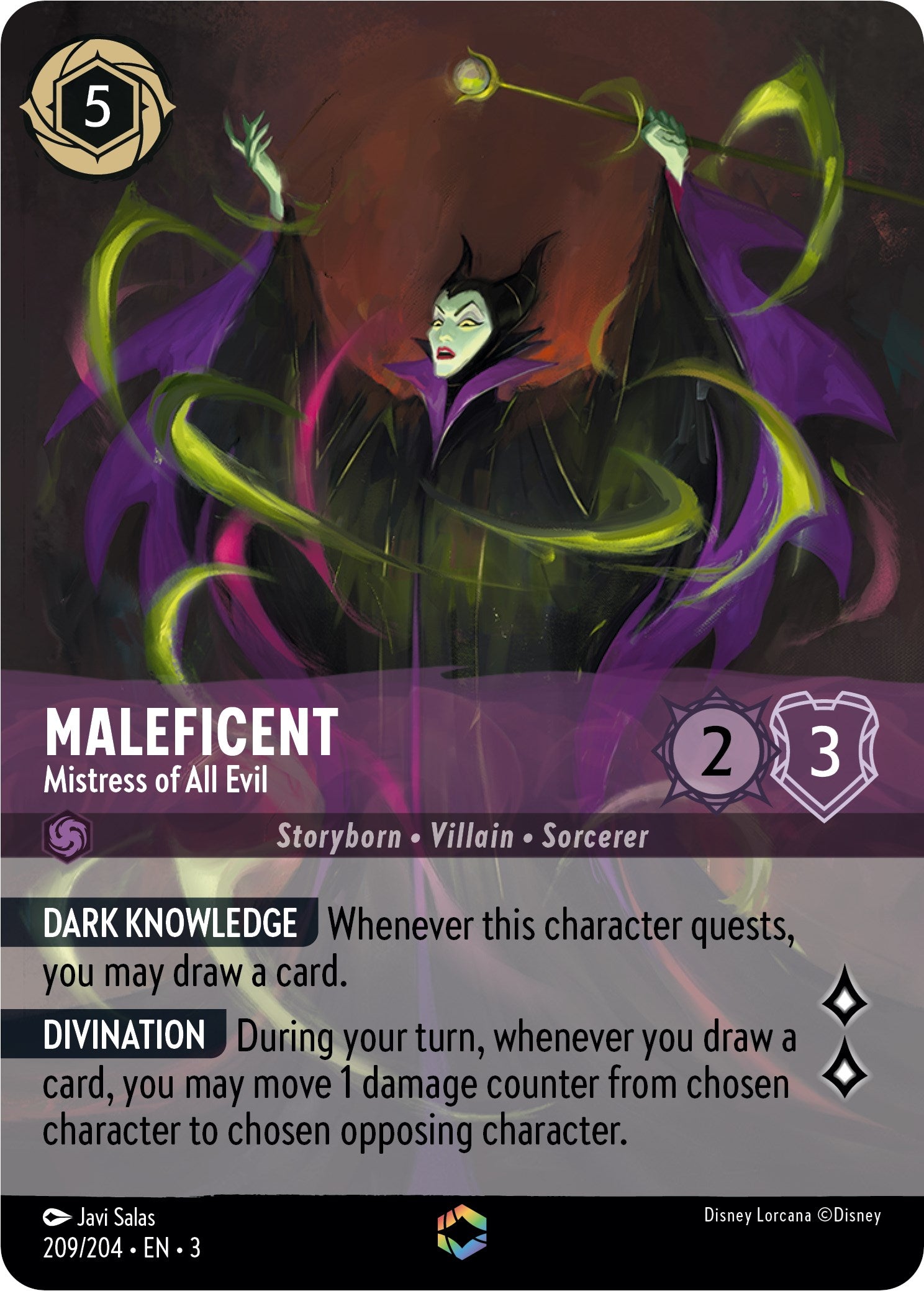 Maleficent - Mistress of All Evil (Enchanted) (209/204) [Into the Inklands] | Odin's Place