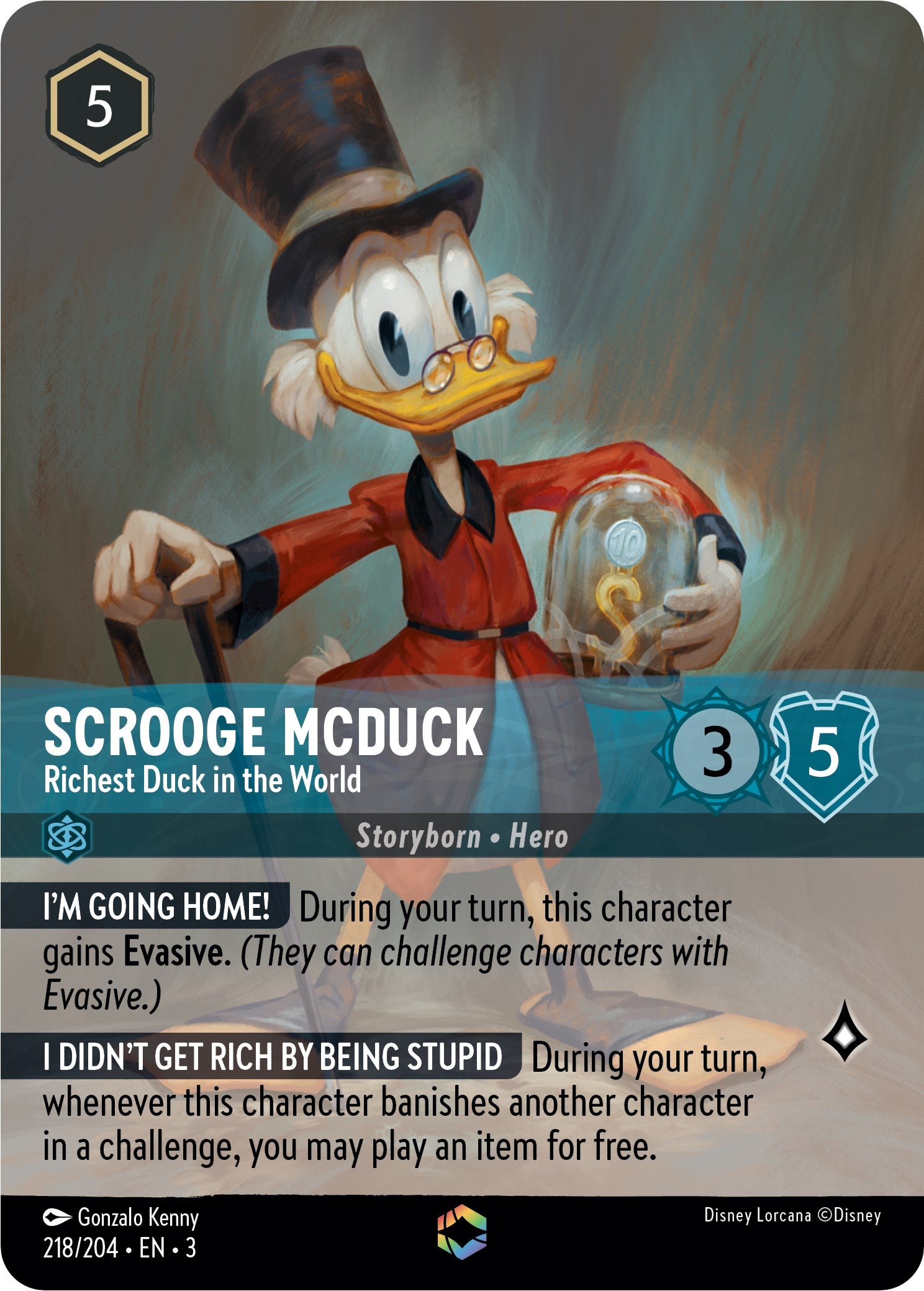Scrooge McDuck - Richest Duck in the World (Enchanted) (218/204) [Into the Inklands] | Odin's Place