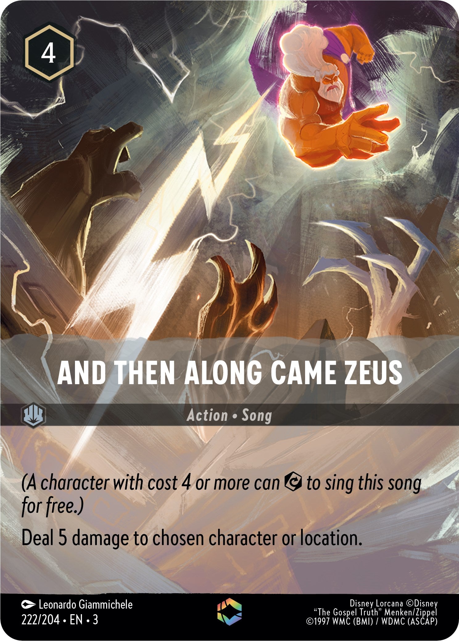 And Then Along Came Zeus (Enchanted) (222/204) [Into the Inklands] | Odin's Place
