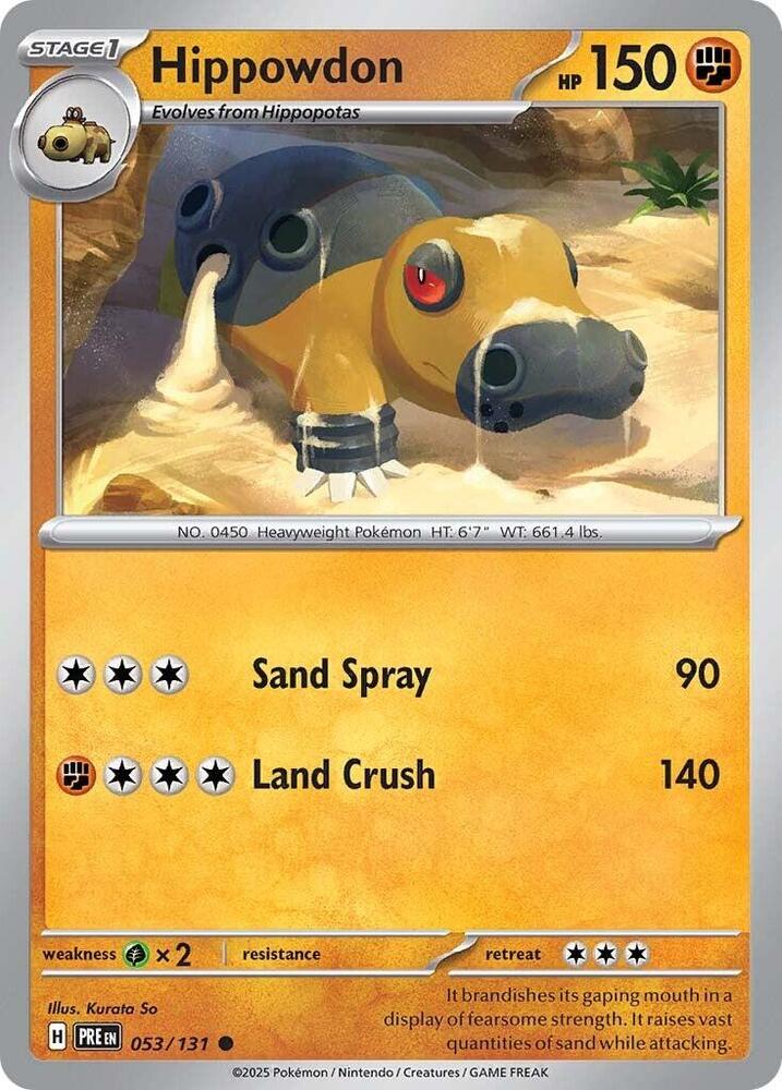 Hippowdon (053/131) [Scarlet & Violet: Prismatic Evolutions] | Odin's Place