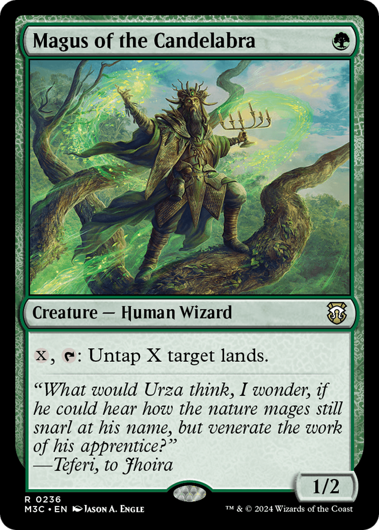 Magus of the Candelabra (Ripple Foil) [Modern Horizons 3 Commander] | Odin's Place