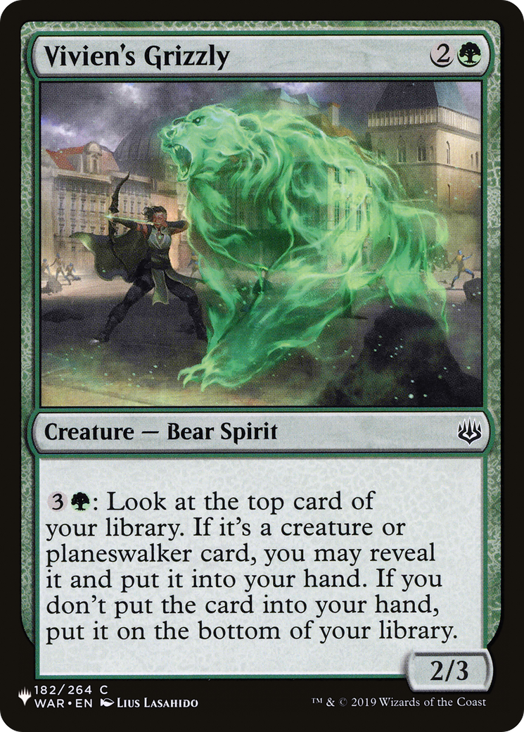 Vivien's Grizzly [The List] | Odin's Place