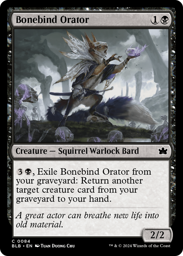 Bonebind Orator [Bloomburrow] | Odin's Place