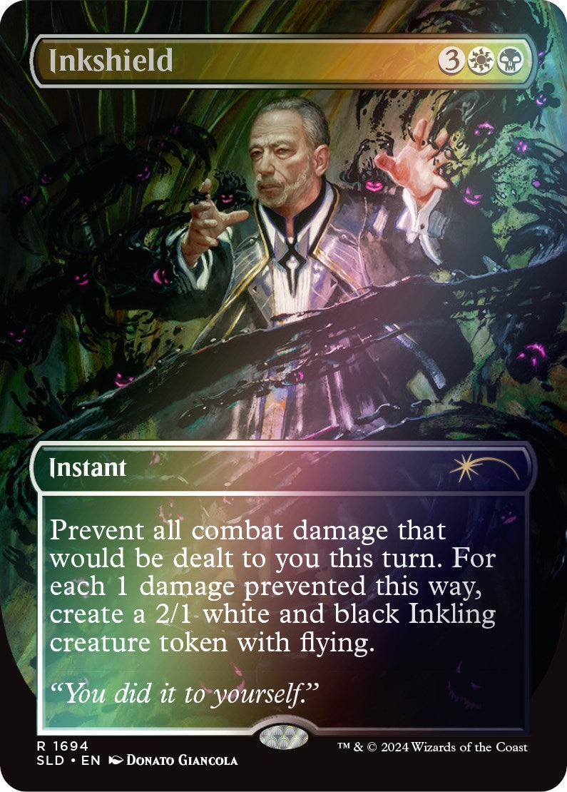 Inkshield (Rainbow Foil) [Secret Lair: Sheldon's Spellbook] | Odin's Place