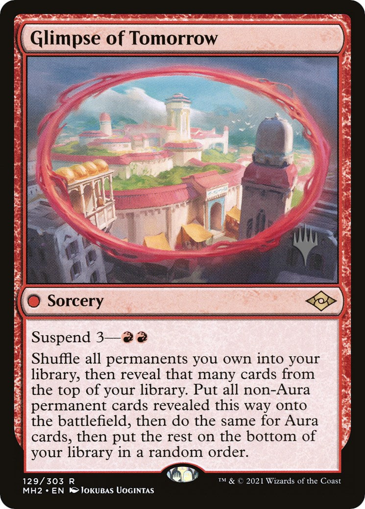 Glimpse of Tomorrow (Promo Pack) [Modern Horizons 2 Promos] | Odin's Place