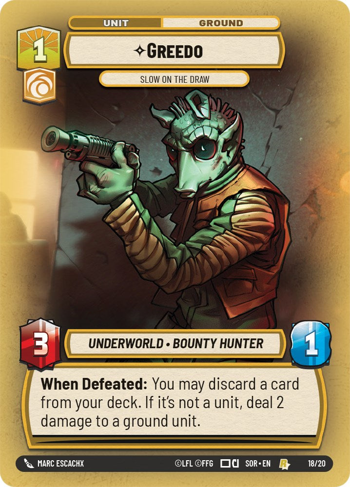 Greedo - Slow on the Draw (18/20) [Spark of Rebellion: Weekly Play] | Odin's Place