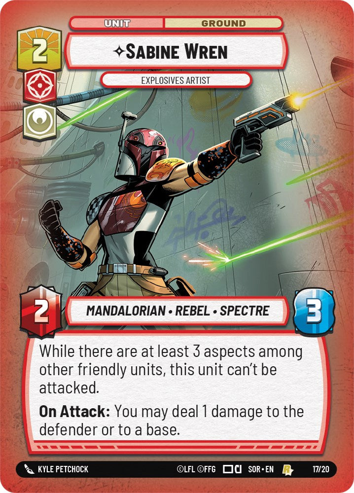 Sabine Wren - Explosives Artist (17/20) [Spark of Rebellion: Weekly Play] | Odin's Place