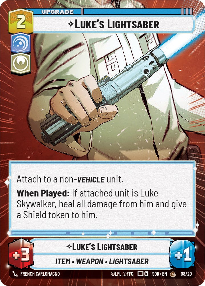 Luke's Lightsaber (Hyperspace) (8/20) [Spark of Rebellion: Weekly Play] | Odin's Place