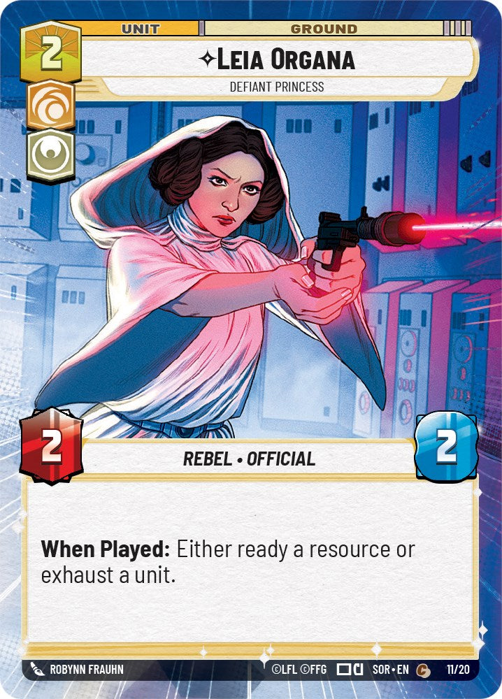 Leia Organa - Defiant Princess (11/20) [Spark of Rebellion: Weekly Play] | Odin's Place
