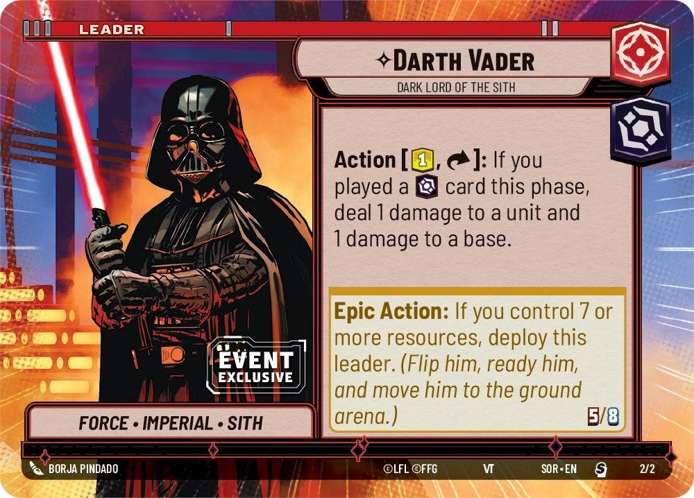 Darth Vader - Dark Lord of the Sith (2/2) (Hyperspace) (Event Promo) (2/2) [Miscellaneous] | Odin's Place