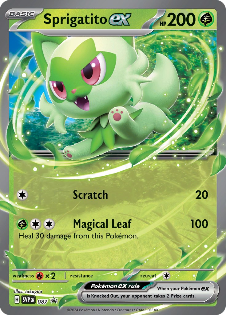 Sprigatito ex (087) [Scarlet & Violet: Black Star Promos] | Odin's Place