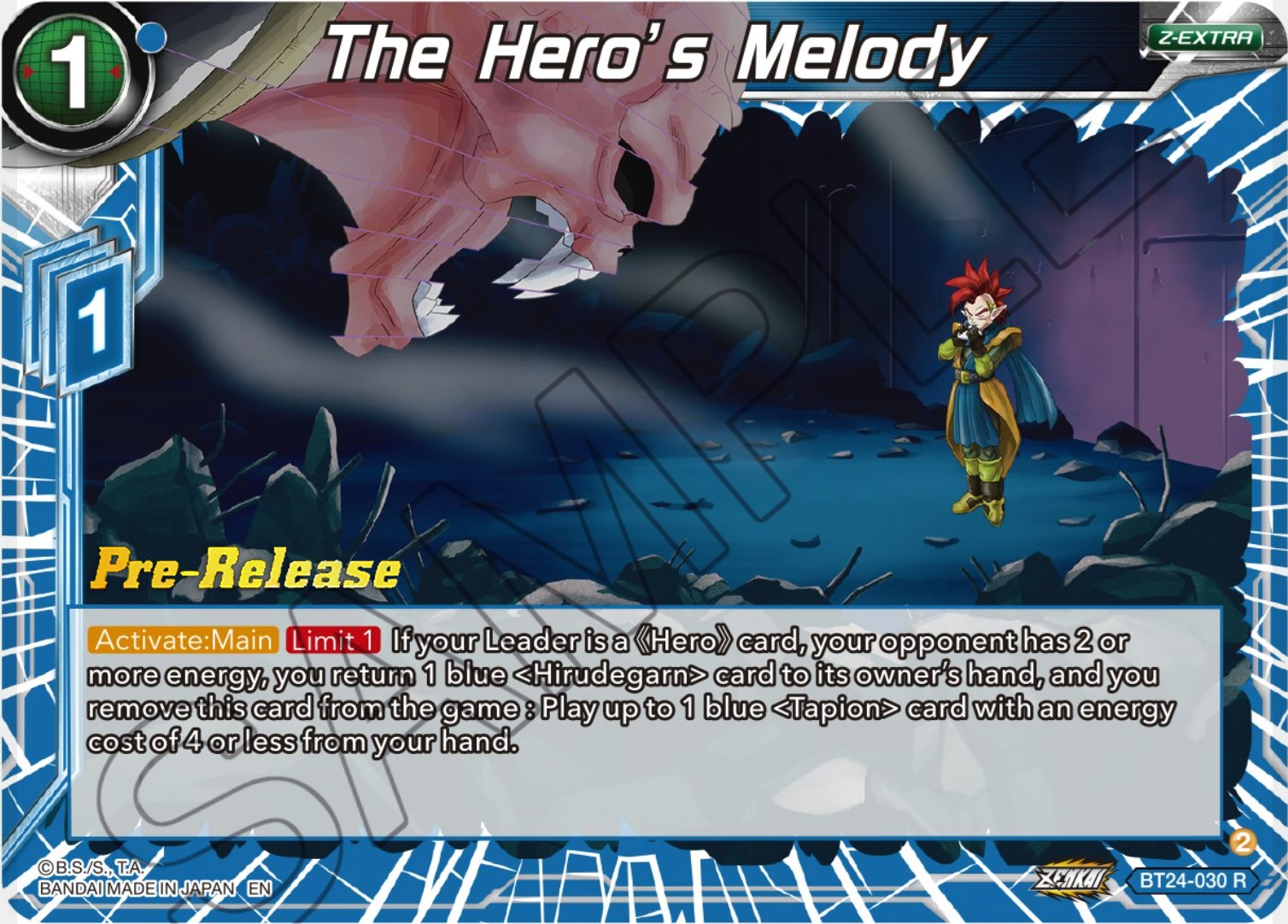 The Hero's Melody (BT24-030) [Beyond Generations Prerelease Promos] | Odin's Place