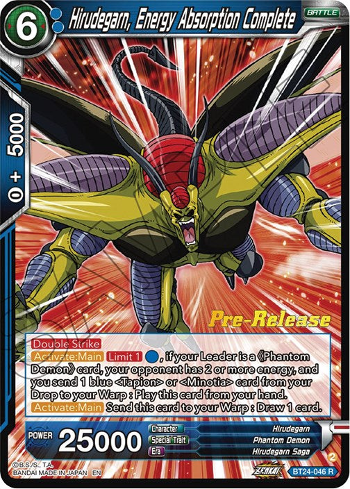 Hirudegarn, Energy Absorption Complete (BT24-046) [Beyond Generations Prerelease Promos] | Odin's Place