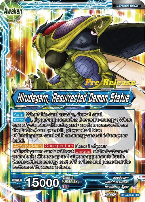 Hirudegarn // Hirudegarn, Resurrected Demon Statue (BT24-026) [Beyond Generations Prerelease Promos] | Odin's Place