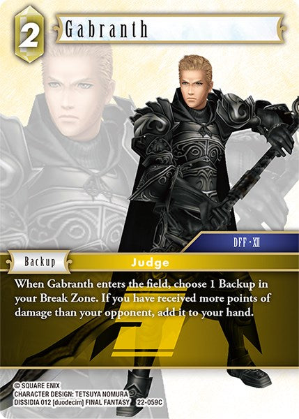 Gabranth [Hidden Hope] | Odin's Place