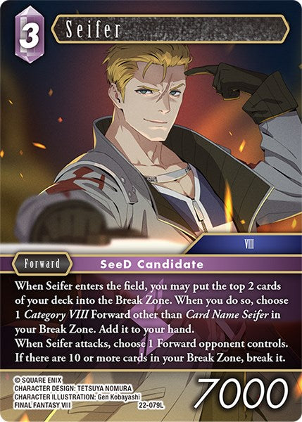 Seifer [Hidden Hope] | Odin's Place